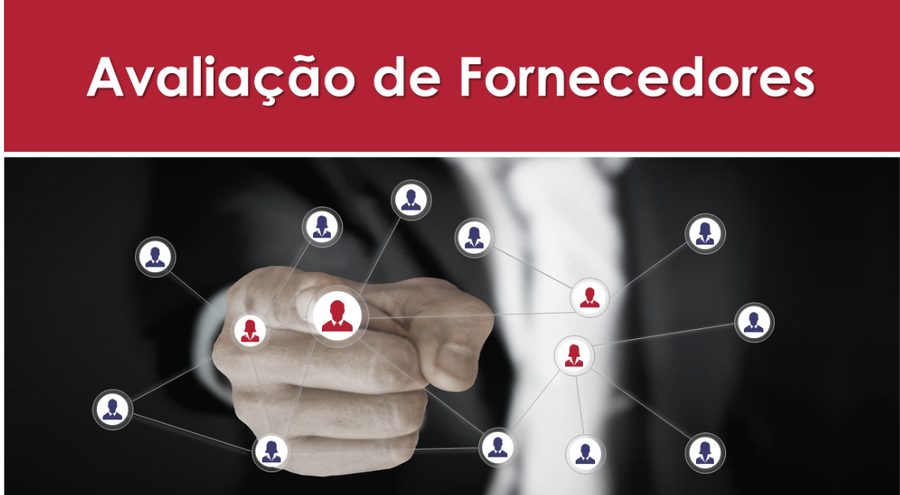 Avaliação de fornecedores, rede de contatos conectados